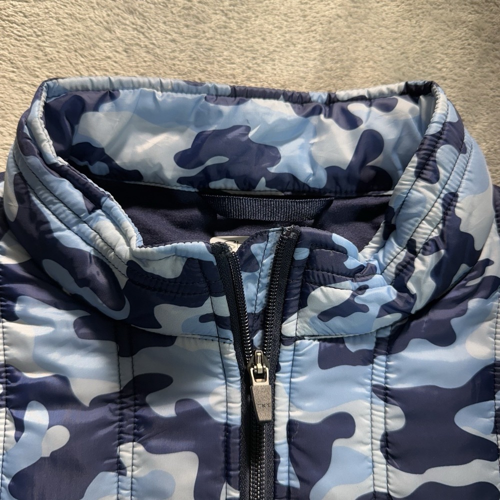Straight Down Patton Golf Jacket Mens Size XXL Blue White Athletic Full Zip - Picture 7 of 12
